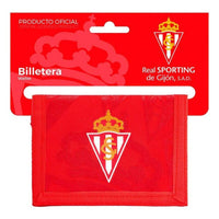 Portefeuille Real Sporting de Gijón Rouge