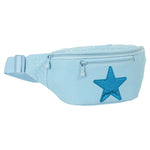 Sac banane Glow Lab Star Bleu clair (23 x 12 x 9 cm)