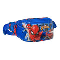 Sac banane Spiderman Great power Rouge Bleu (23 x 12 x 9 cm)