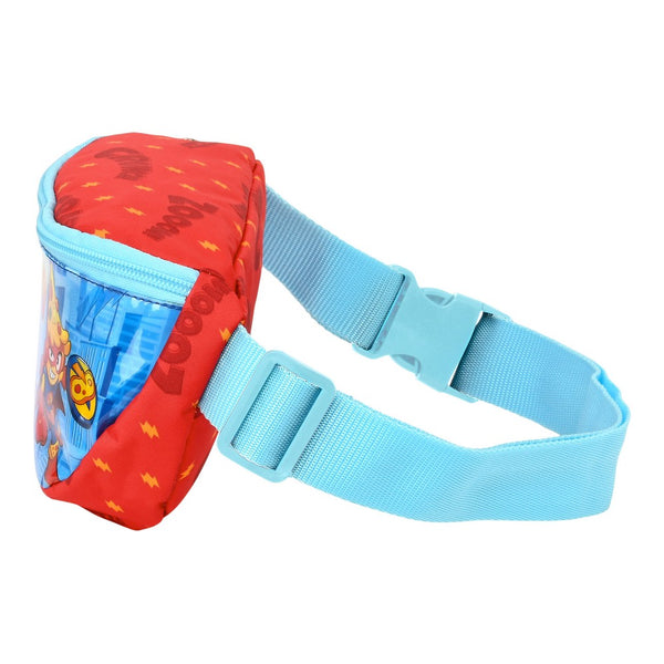 Sac banane SuperThings Kazoom Kids Rouge Bleu clair (23 x 14 x 9 cm)