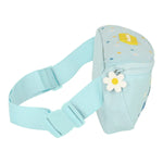 Sac banane BlackFit8 Daisies Bleu clair (23 x 14 x 9 cm)