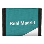 Portefeuille Real Madrid C.F. Blanc Vert turquoise (12.5 x 9.5 x 1 cm)