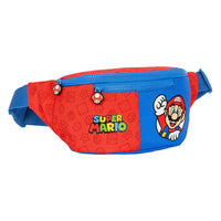 Sac banane Super Mario Rouge Bleu (23 x 12 x 9 cm)