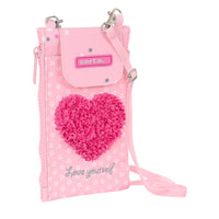 Porte-monnaie Safta Love Yourself Protection pour téléphone portable Rose