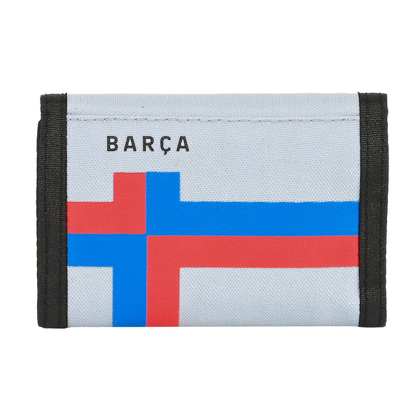 Portefeuille F.C. Barcelona Gris (12.5 x 9.5 x 1 cm)