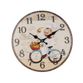 Horloge Murale Quid Cuisinier Bois (34 cm)