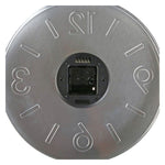 Horloge Murale Aluminium (4 x 35,5 x 35,5 cm)