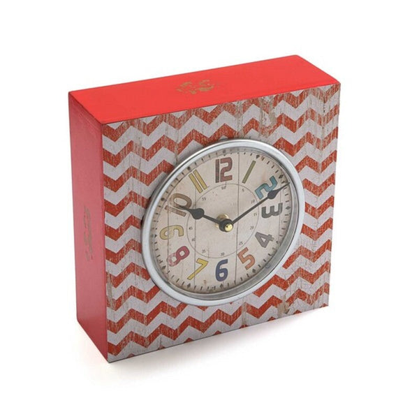 Horloge de table Versa Bois (10 x 23 x 23 cm)