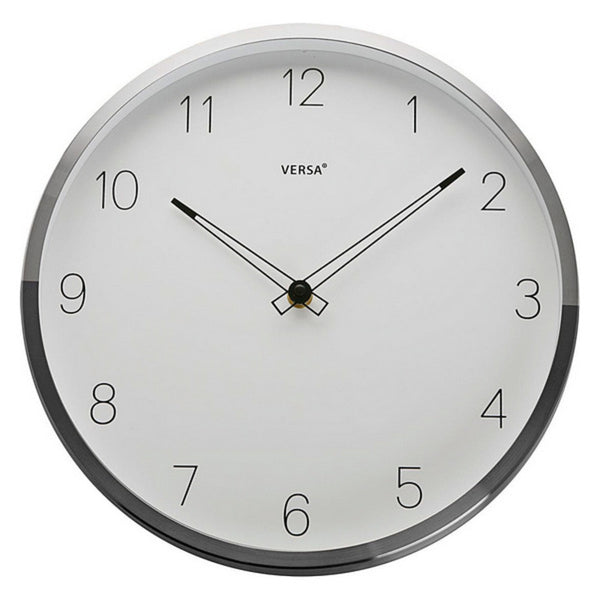 Horloge Murale Aluminium (4,3 x 30 x 30 cm)