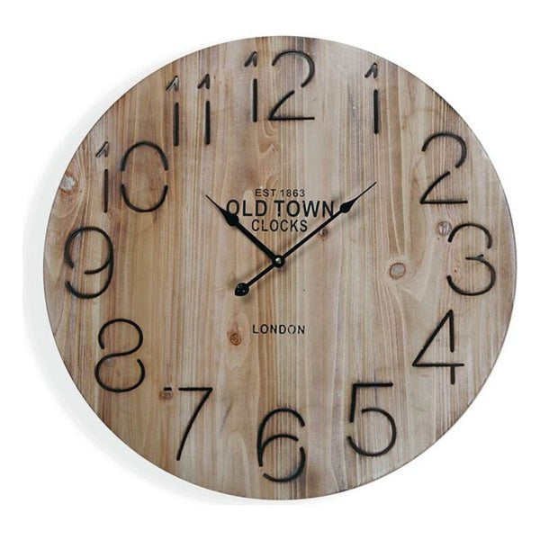 Horloge Murale Old Town Bois (4,5 x 58 x 58 cm)