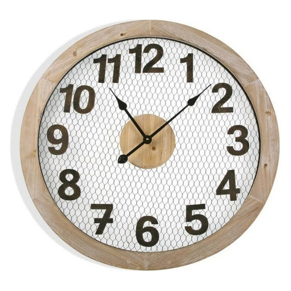 Horloge Murale Versa Métal Bois MDF/Métal (4,5 x 70 x 70 cm)