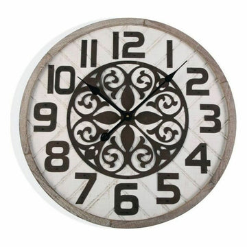 Horloge Murale Versa Bois MDF/Métal (4,5 x 60 x 60 cm)