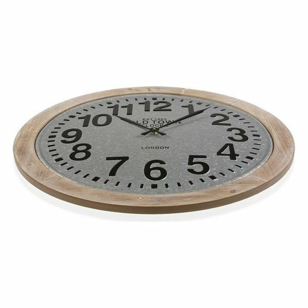 Horloge Murale Versa Old Town Bois MDF (70 x 6 x 70 cm)