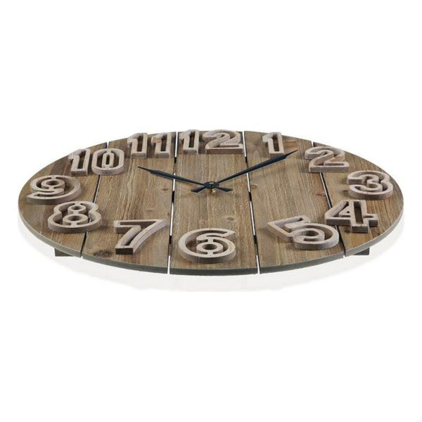 Horloge Murale Versa Clement Bois MDF (60 x 6 x 60 cm)