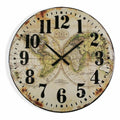 Horloge Murale Versa Mappemonde (80 x 6 x 80 cm)