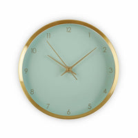 Horloge Murale Versa Vert Aluminium (26 x 26 x 5 cm)