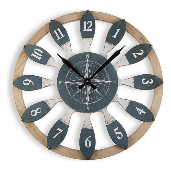 Horloge Murale Versa BIG-S3404163 Bois MDF (60 x 4,5 x 60 cm)