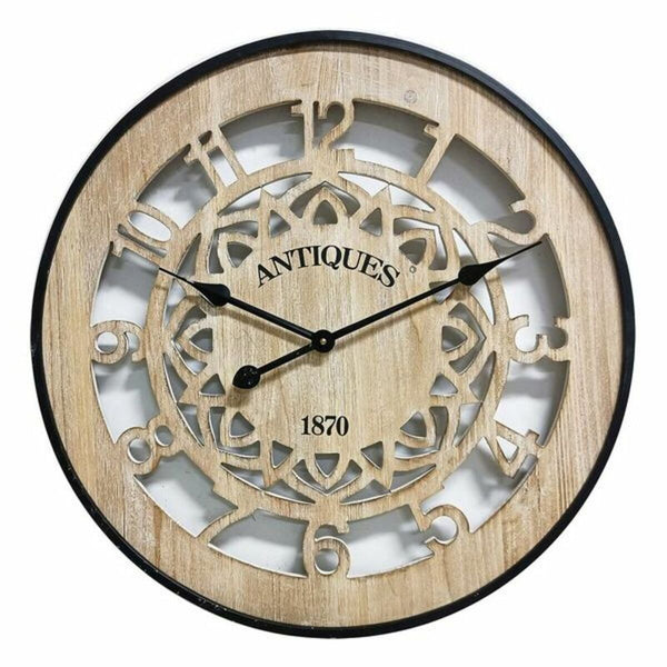 Horloge Murale Versa Bois MDF/Métal (4,5 x 60 x 60 cm)