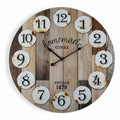 Horloge Murale Versa Bois (3 x 58 x 58 cm)