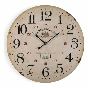 Horloge Murale Versa Beaujolaise Bois (3 x 58 x 58 cm)