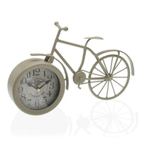 Horloge de table Bicicle Versa Gris Métal (6 x 20 x 33 cm) (6 x 20 x 33 cm)