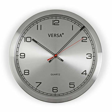 Horloge Murale Versa Aluminium (4,1 x 35 x 35 cm)