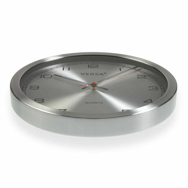 Horloge Murale Versa Aluminium (4,1 x 35 x 35 cm)