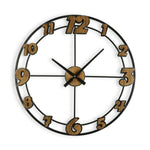 Horloge Murale Versa Bois MDF Bois MDF/Métal (4,5 x 60 x 60 cm)