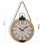 Horloge Murale Grand Hotel Versa Bois MDF (40 x 6,5 x 47 cm)