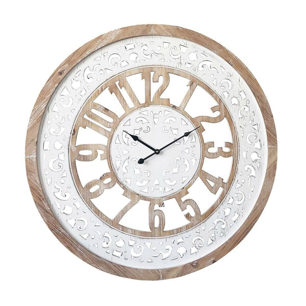 Horloge Murale Versa Bois MDF (4,5 x 80 x 80 cm)