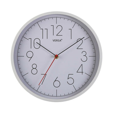 Horloge Murale Versa Blanc Plastique (4,3 x 30,5 x 30,5 cm)