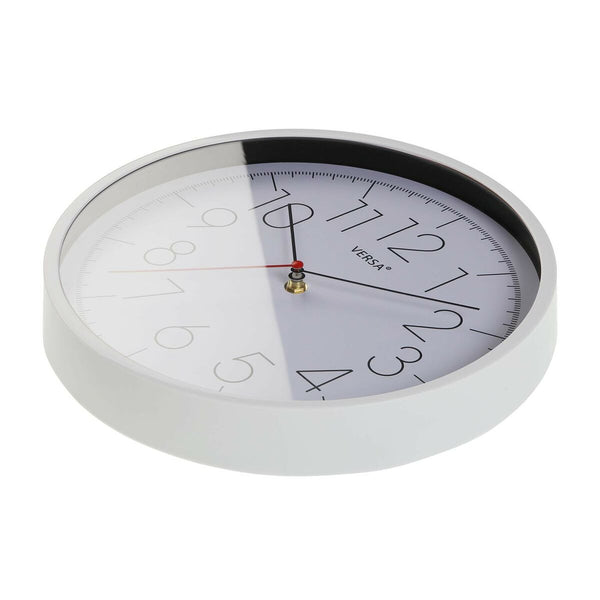 Horloge Murale Versa Blanc Plastique (4,3 x 30,5 x 30,5 cm)