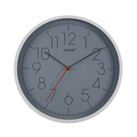 Horloge Murale Versa Gris Plastique (4,3 x 30,5 x 30,5 cm)