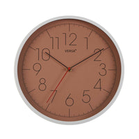 Horloge Murale Versa Terre cuite Plastique (4,3 x 30,5 x 30,5 cm)