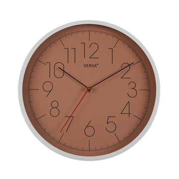 Horloge Murale Versa Terre cuite Plastique (4,3 x 30,5 x 30,5 cm)