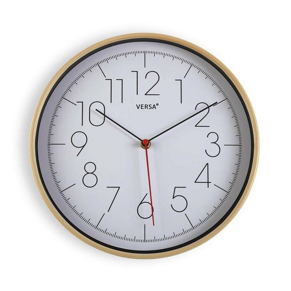 Horloge Murale Versa Blanc Plastique (4,3 x 30,5 x 30,5 cm)