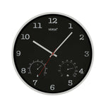 Horloge Murale Versa Noir Plastique (4,3 x 35,5 x 35,5 cm)