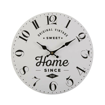 Horloge Murale Versa Home Bois (4 x 29 x 29 cm)