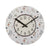 Horloge Murale Versa Fleurs Bois (4 x 29 x 29 cm)