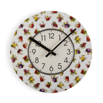 Horloge Murale Versa Fruits Bois (4 x 29 x 29 cm)