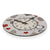 Horloge Murale Versa Coeurs Bois (4 x 29 x 29 cm)