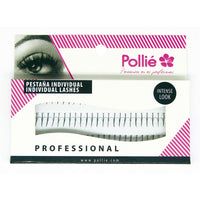 Faux cils Eurostil Pollié Individuel Noire Longue