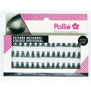 Faux cils Eurostil Pollié Individuel Noire