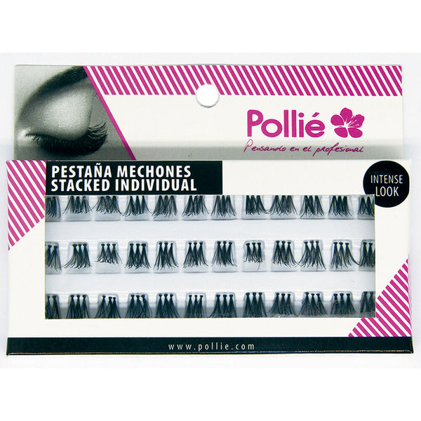 Faux cils Eurostil Pollié Individuel Noire Courte