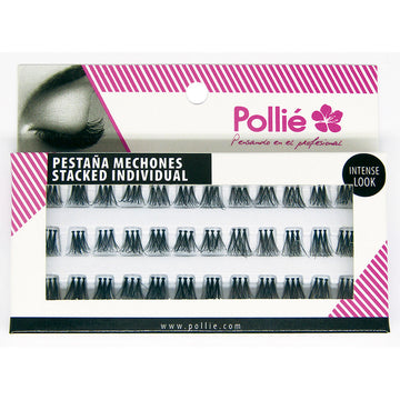 Faux cils Eurostil Pollié Individuel Noire