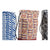 Sac à dos DKD Home Decor Ethnique Bleu Orange Coton (3 pcs)