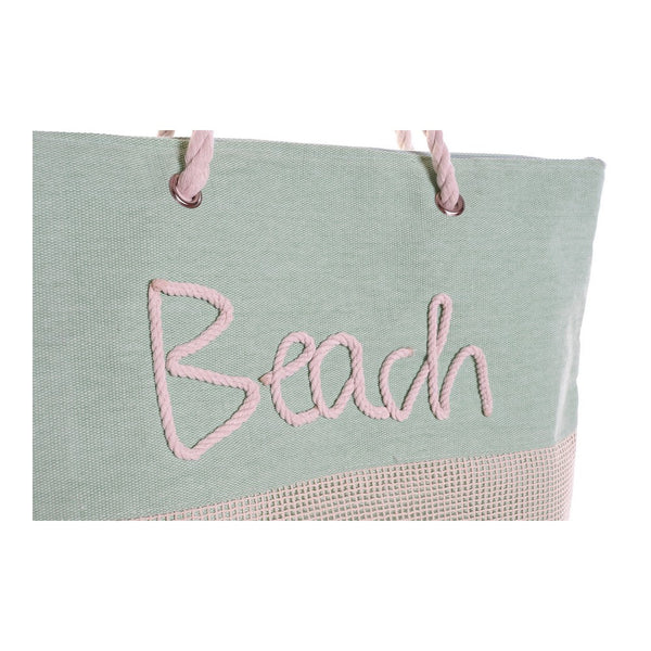 Sac DKD Home Decor Beach Polyester Coton (38 x 14 x 38 cm) (2 pcs)