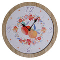 Horloge Murale DKD Home Decor Pêche Bois MDF (30 x 30 x 1.5 cm)