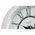 Horloge Murale DKD Home Decor Blanc Verre Fer Argenté (60 x 10 x 60 cm)