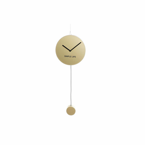 Horloge Murale DKD Home Decor Fer Doré (22 x 5.5 x 60 cm)